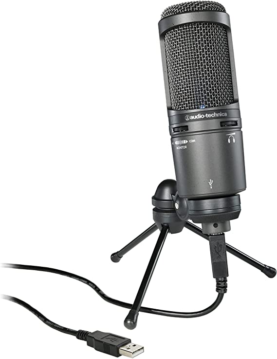 Audio Cardioid Condenser USB Microphone